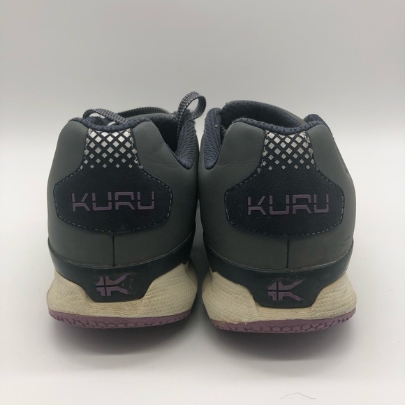 Kuru Shoes Women's 11.5 Wide Gray Quantum Mesh Athletic Running Sneakers - Picture 4 of 8
